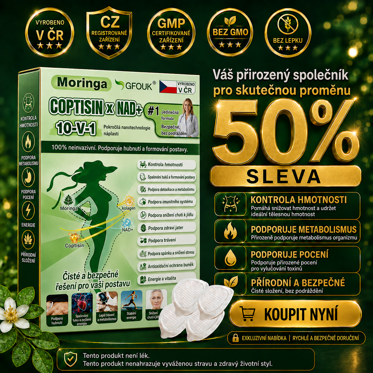 🎁🎁 Využijte 50% SLEVU při přidání druhého produktu